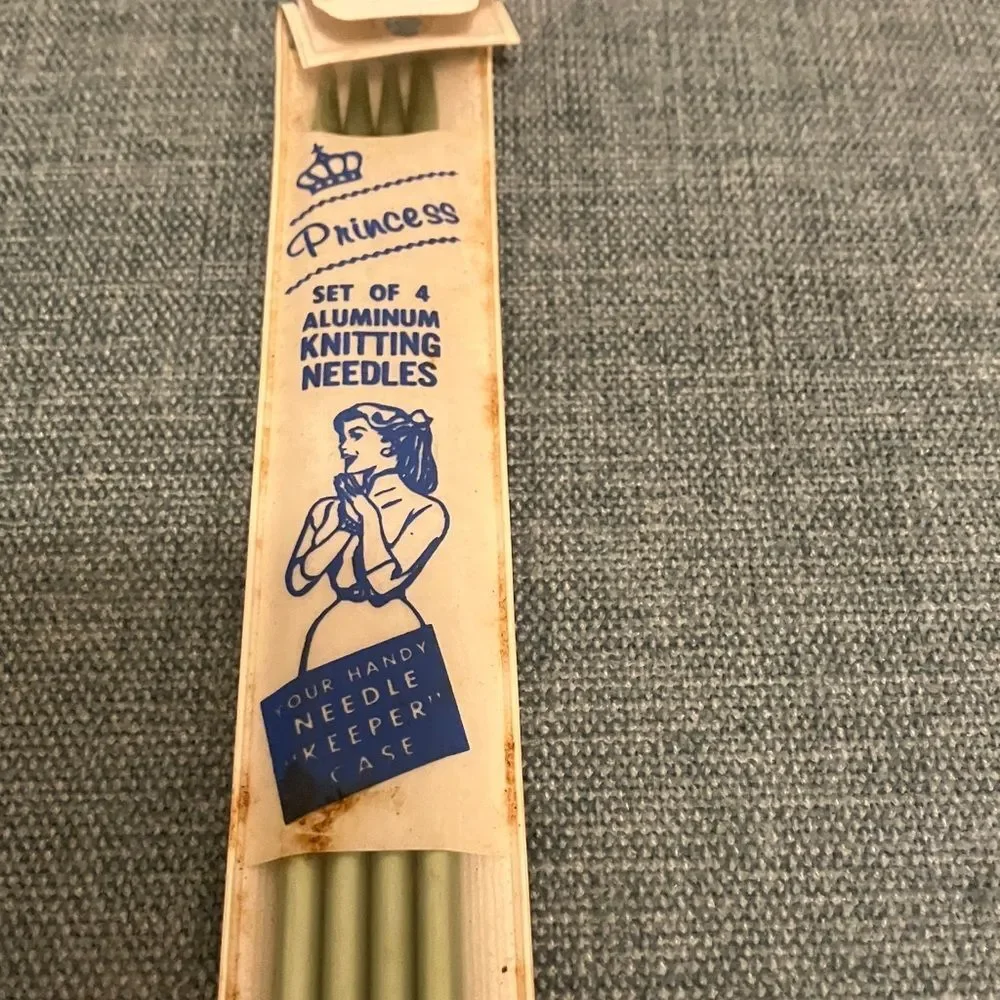 Vintage Package of Four (4) Princess Knitting Needles